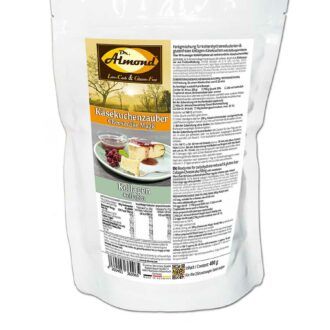 KÄSEKUCHENZAUBER KOLLAGEN Fertigmischung für -Protein-Käsekuchen – low-carb, glutenfrei, sojafrei, keto Käsekuchenhilfe