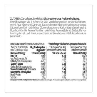 KÄSEKUCHENZAUBER CLASSIC Fertigmischung für Käsekuchen – low-carb, glutenfrei, sojafrei, keto Käsekuchenhilfe