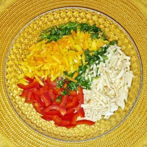 Rezept Blumenkohl Hackfleisch Pizzakuchen lowcarb keto glutenfrei