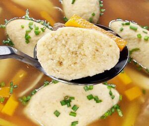 Rezept Falsche Grießnockerl lowcarb keto glutenfrei