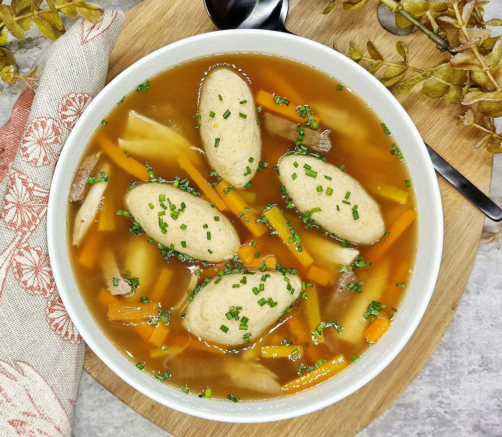 Rezept Falsche Grießnockerl lowcarb keto glutenfrei