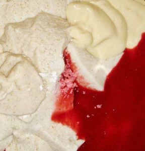 Rezept Griesspudding Proteincreme Himbeer-Zitrone lowcarb keto glutenfrei