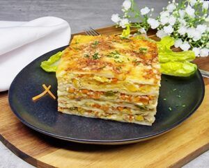 Rezept Ricotta-Karotten-Huhn-Ei Lasagne low carb keto glutenfrei
