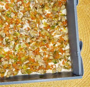 Rezept Ricotta-Karotten-Huhn-Ei Lasagne low carb keto glutenfrei