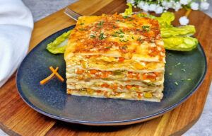 Rezept Ricotta-Karotten-Huhn-Ei Lasagne low carb keto glutenfrei