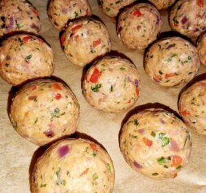 Rezept Überbackene Tomaten Hackfleischbällchen lowcarb keto glutenfrei