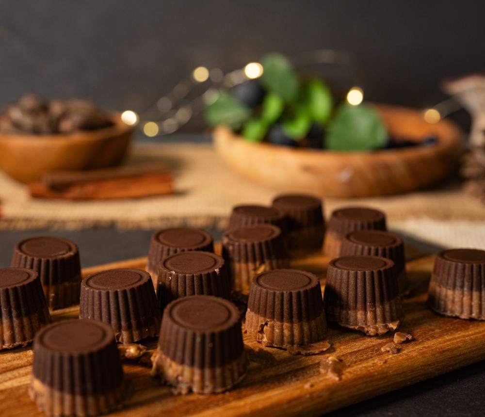 Rezept Schoko-Erdnuss-Bites keto glutenfrei low-carb ohne Zuckerzusatz