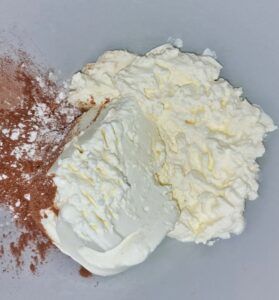 Rezept Schoko Toffee Bananencreme low-carb keto glutenfrei