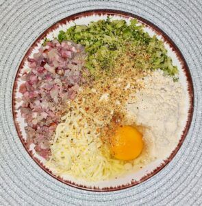 Rezept Broccoli Speck Laibchen low-carb keto glutenfrei