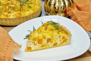 Rezept Kürbis Feta Quiche low-carb keto glutenfrei