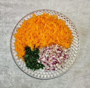 Rezept Kürbissemmelrolle mit Kürbis Garnelenpfanne low-carb keto glutenfrei