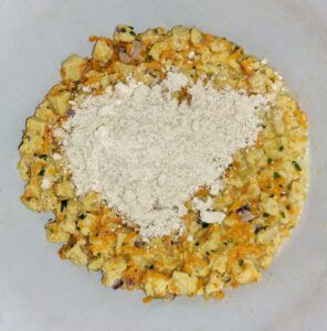 Rezept Kürbissemmelrolle mit Kürbis Garnelenpfanne low-carb keto glutenfrei