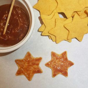 Rezept Ischler Marzipan Sterne low-carb keto glutenfrei