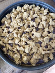 Rezept Blaubeer Mohnkuchen mit Streuseln low-carb glutenfrei keto
