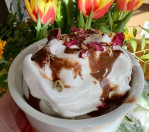 Rezept Fluff Proteinfluff Proteinschnee VEGAN keto lowcarb kalorienarm OHNE IMOs