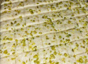 Pistazien Zitronen Fonduebrot