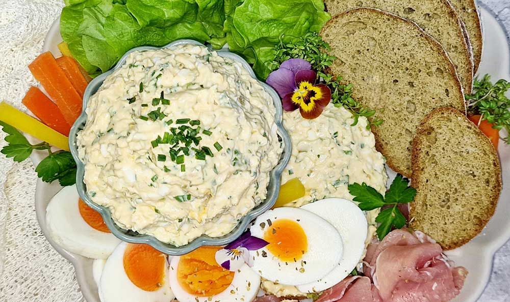 Rezept Ei Curry Aufstrich low-carb keto glutenfrei