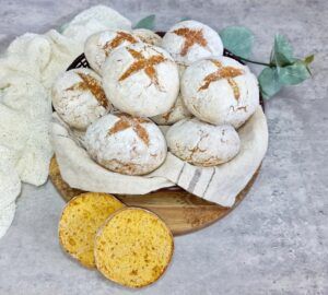 Rezept Karotten Quark Brötchen low-carb keto glutenfrei