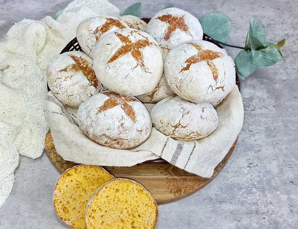 Rezept Karotten Quark Brötchen low-carb keto glutenfrei