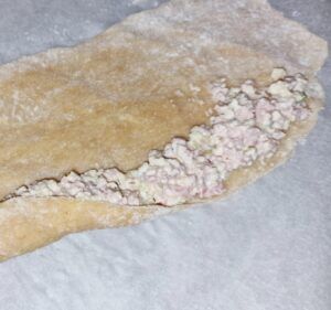 Rezept Schinken Käse Schnecken low-carb keto glutenfrei