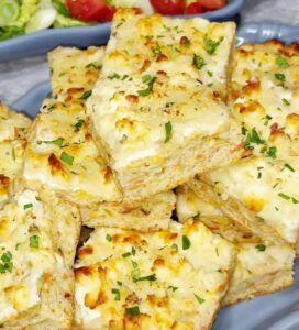 Rezept Gemüse-Käse Pfannkuchen aus dem Backofen low-carb keto glutenfrei