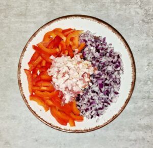 Rezept Würstelgulasch low-carb keto glutenfrei