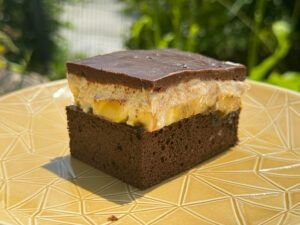 Rezept Brownie-Bananen-Schnitte low-carb glutenfrei